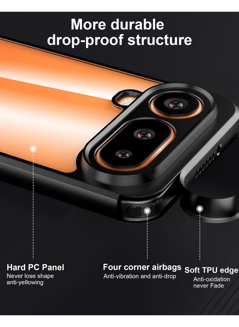 عام غطاء شفاف لـ Honor Magic 8 Pro Air، ظهر صلب من مادة PC وحواف ناعمة من مادة TPU، غطاء واقٍ رفيع مقاوم للصدمات لـ Honor Magic 8 Pro Air 2026. - Image 3